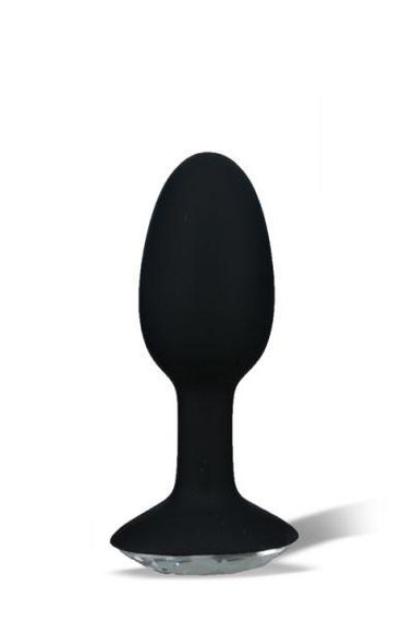 Силіконова анальна пробка CRYSTAL AMULET SILICONE BUTT PLUG LARGE, діаметр 3,5 см