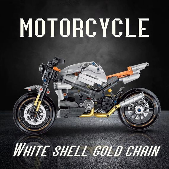 Конструктор LEGO технік мотоцикл Harley-Davidson в масштабі 1:8 642 деталей | Зображення 5