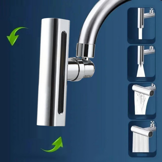 Змішувач 360° на кухню, Змішувач водій високого тиску 4в1   знижка | Зображення 1