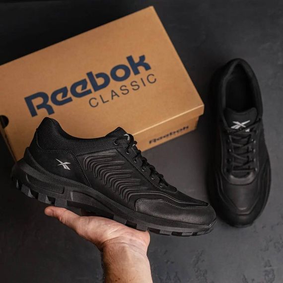 Чоловічі демісезонні кросівки Reebok чорні | Зображення 7