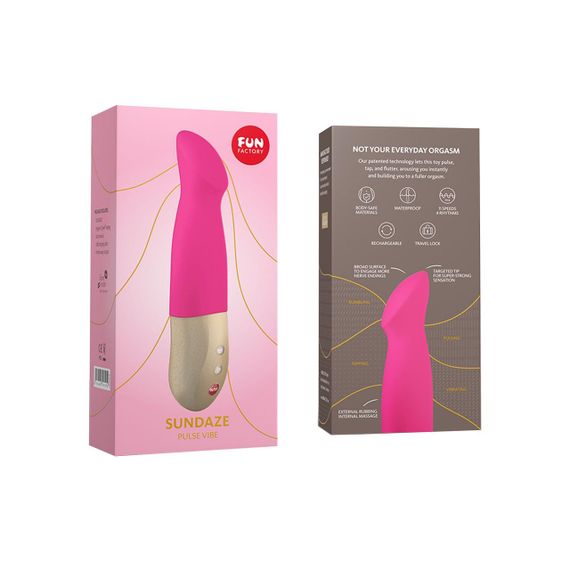 Вібратор-пульсатор Fun Factory SUNDAZE fuchsia pink Sex Aura | Зображення 7