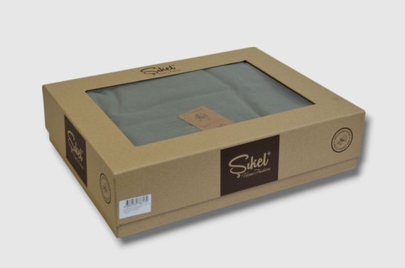 Постільна білизна Sikel Stonewashed Soho 200 х 220 см Yesil | Зображення 4