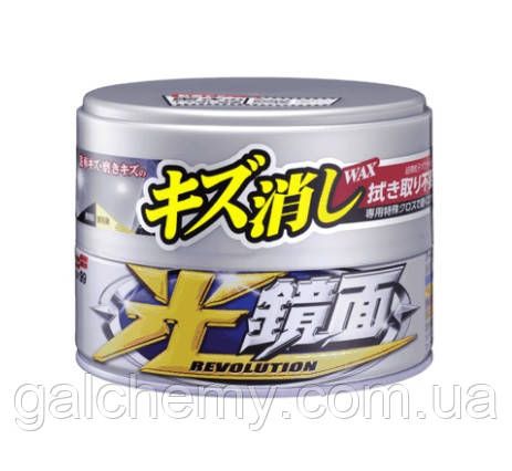 Віск від подряпин для світлих автомобілів Scratch Clear Wax Mirror Finish Silver ТМ SOFT99