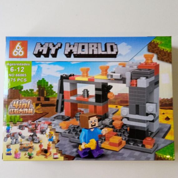 Конструктор Майнкрафт MY WORLD MINECRAFT 66065 176 деталей