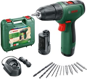 Шуруповерт-дрель Bosch EasyDrill 1200,12В,2х1.5Ач, 30Нм, набор сверл и бит, 0.94кг, кейс (0.603.9D3.007)
