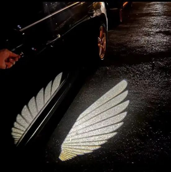 Подсветка "Крылья Ангела" в боковые зеркала HD-качество 2шт (пр-во Завод) СН-ТЕСТ | Зображення 1