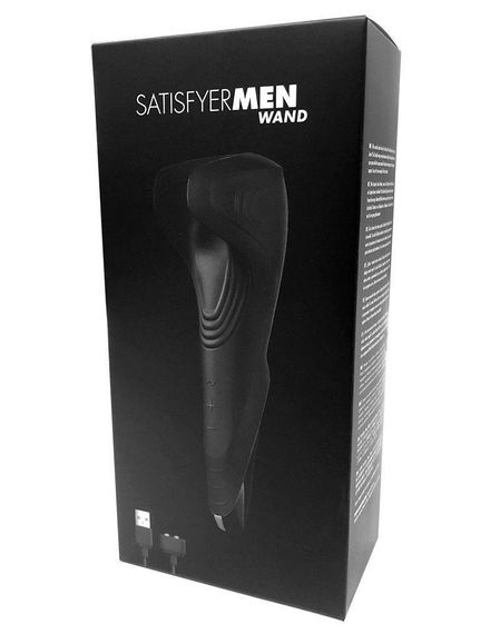 Мастурбатор Satisfyer Men Wand, багатофункціональний, чудово для пар, вібро-мінет Sex Aura | Зображення 2