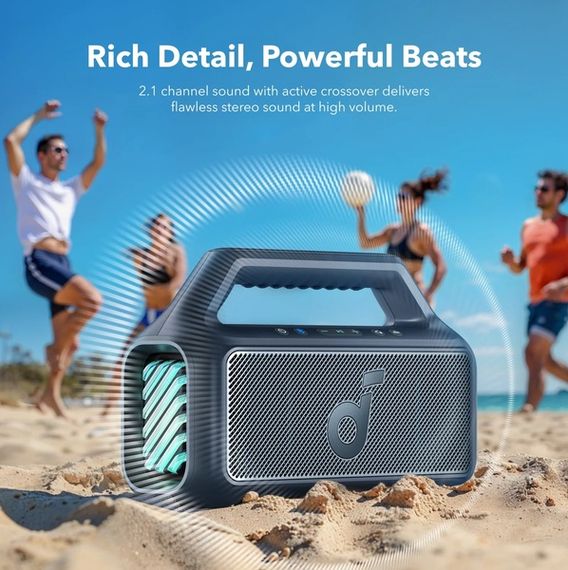 Портативна акустика Anker SoundСore Boom 2 Blue | Зображення 2