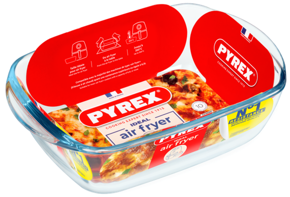 Форма для запікання Pyrex AirFryer, 23x15x6 см (1.2 л) | Зображення 1