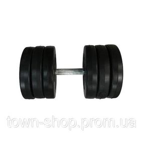 Гантель наборная композитная в пластиковой оболочке Rock Pro-R 16,5 кг NE-PL-R-016
