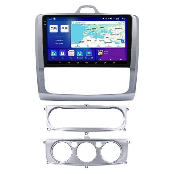 Штатна магнітола серії Mekede M200S 2K під Ford Focus 2 Mk 2 2004-2011 (F3) (W2) 9 дюймів