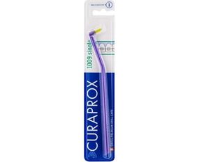 Монопучкова щітка Curaprox "Single 1009", 9 мм., Ліловий (Pu)
