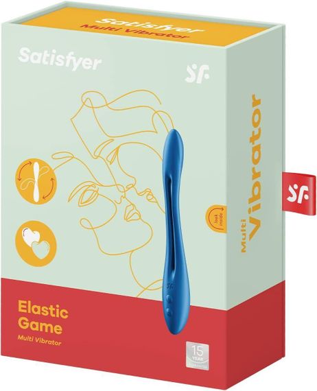 Універсальний гнучкий вібратор для пар Satisfyer Elastic Game Dark Blue Sex Aura | Зображення 7