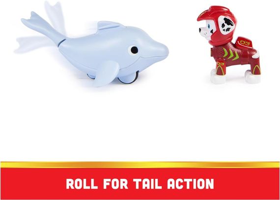 Щенячий Патруль Аква щенки Дельфин и фигурка Маршала Paw Patrol Aqua Pups Marshall and Dolphin Оригинал | Зображення 5