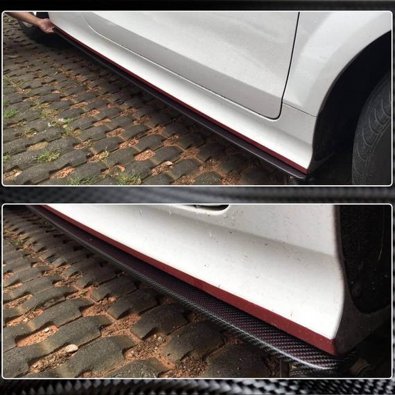Боковые Пороги V2 (Карбон) для Ауди ТТ 2006-2014 гг | Зображення 2