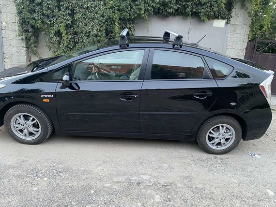 Перемички на гладку дах (2 шт, Asaf V4) для Toyota Prius 2009-2015 рр | Зображення 4
