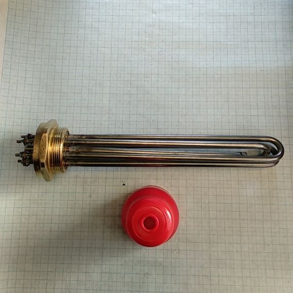 Блок Тенів 4500w з різьбленням 2 "дюйма (Туреччина) для котлів, електричних систем опалення | Зображення 1