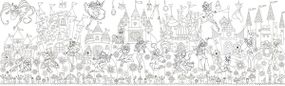 Обои-раскраски Винксы 60*200 C-200002