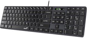 Клавіатура Genius Slim Star Black UKR