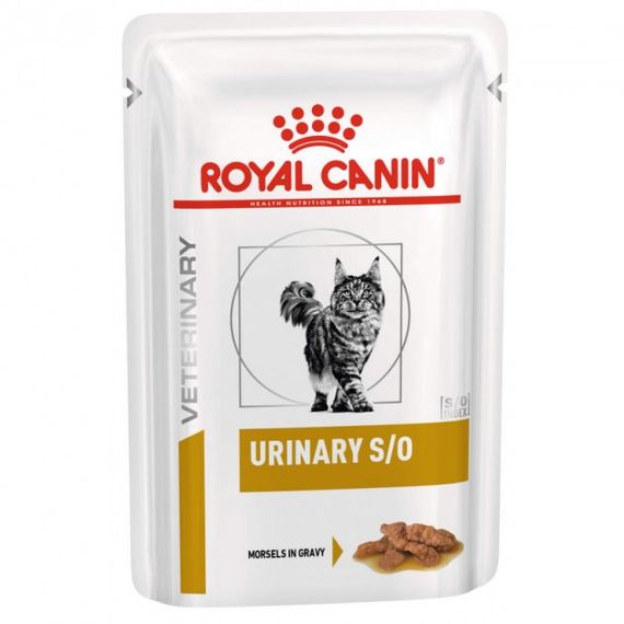 Корм Royal Canin Urinary S/O Feline Pouches вологий для котів при захворюваннях нижніх сечовивідних шляхів 85 гр
