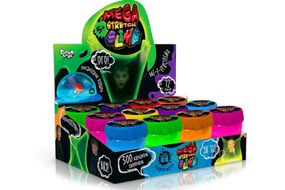 Слайм SLM-10-01U "Mega Stretch Slime" 200 гр, в дисплеї 12 шт. DANKO