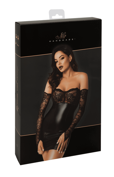 Сукня Noir Handmade F340 Dress with gloves Чорний 3XL | Зображення 4