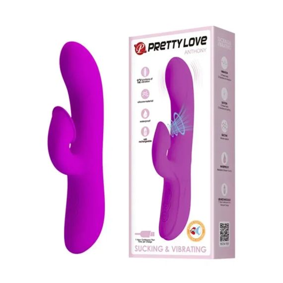 Вібратор PRETTY LOVE ANTHONY PURPLE 12 FUNCTION Sex Aura | Зображення 1