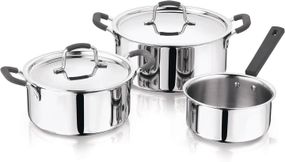 Набор посуды MasterPro Foodies collection BGEU-5539 5 предметов серебристый