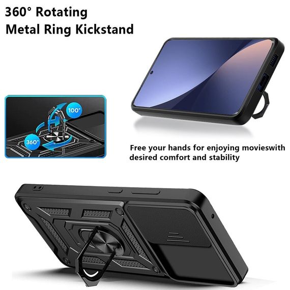 Ударостійкий чохол Camshield Serge Ring для Xiaomi 12T / 12T Pro | Зображення 1