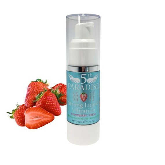 Вібраційний стимулюючий гель Strawberry, 30 мл — 5th Paradise Sex Aura | Зображення 1