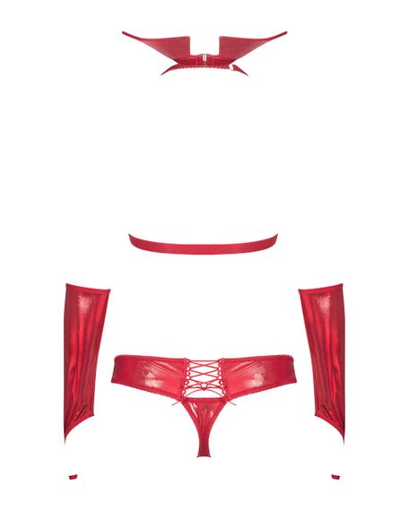 Ігровий Костюм вампірші Obsessive Vampines Red L / XL Sex Aura | Зображення 3
