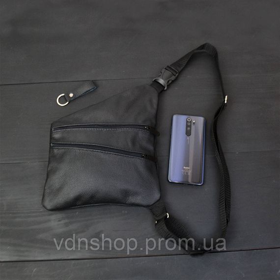 Чоловіча вулична сумка через плече, Сумка чоловіча легка через плече стильна слінг QG-11 | Зображення 9