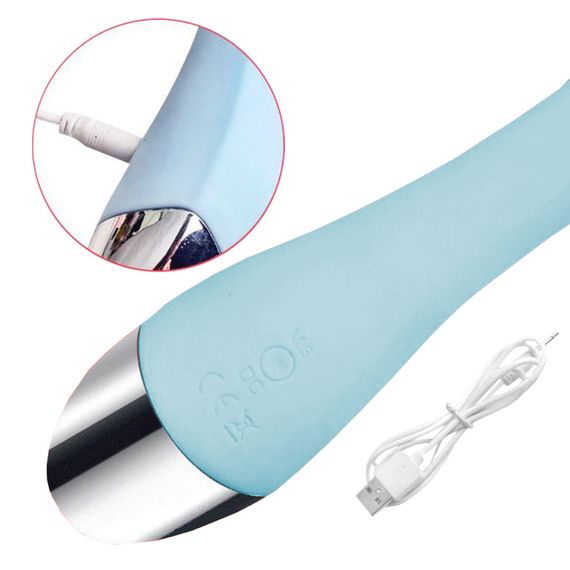 Вібратор Babydoll Універсальний. Голубий 1218-2 | Зображення 8