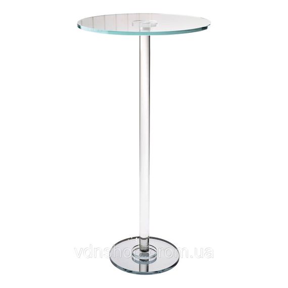 Тортівниця скляна на високій ніжці 30×60 см кругла підставка для торта, капкейків HP-4-88M