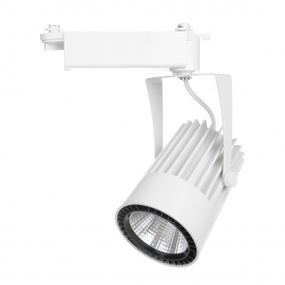 Светильник трековый поворотный LED 410/36W NW WH COB