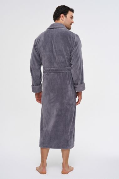 Чоловічий халат Nusa 1161 сірий 4XL | Зображення 1