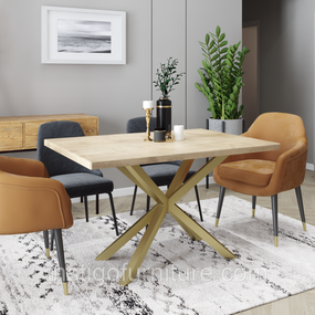 Каркас для столу з металу 850×450mm, H=730mm Золото