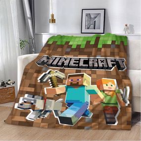 Плед 3D Мир MINECRAFT 20222450_C 12263 80х100 см