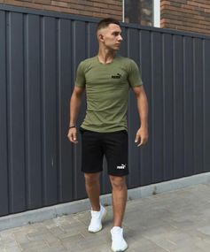 Футболка Puma хакі