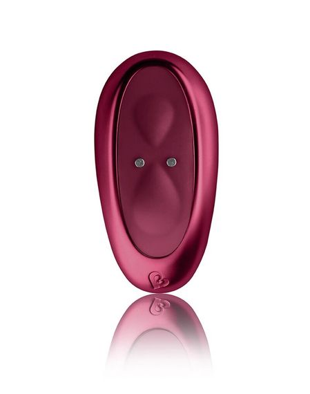 Універсальний sit-on-top вібратор Rocks Off Ruby Glow Blush, пульт ДК | Зображення 5