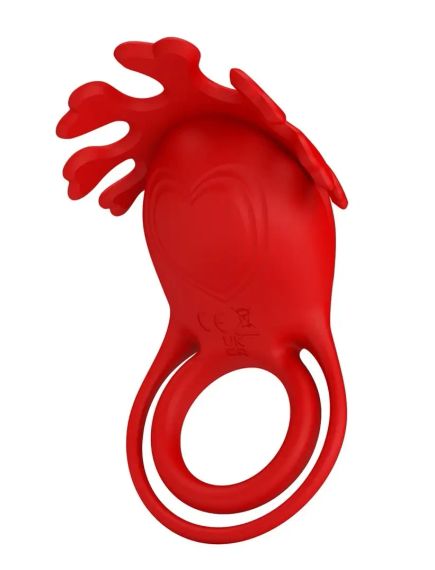 Ерекційне кільце Pretty Love — Vibration Penis Ring Ruben Red, BI-210311 Sex Aura | Зображення 1