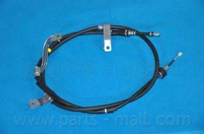 Трос ручного гальма HYUNDAI ELANTRA MD прав. (вир-во Parts-Mall) PARTS-MALL PTA873