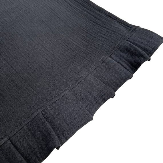 Ранер SoundSleep Muslin Graphite 40х180 см з рюшами (94331974) | Зображення 1
