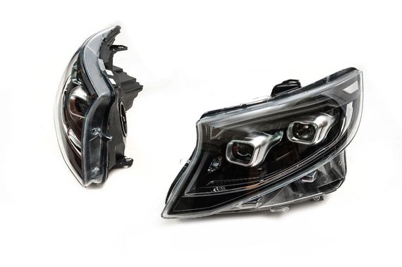 Передні фари LED (дизайн 2025 року, 2 шт) для Mercedes Vito/V-class W447 2014- рр