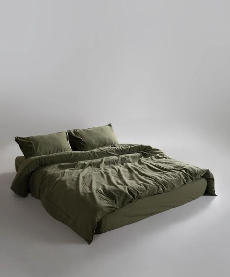 Постільна білизна Limasso Stonewashed Ranforce 160 х 220 см сімейний Capulet Olive | Зображення 1