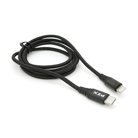 Кабель PZX V-109, Iphone to Type-C, 2.1A, Black, довжина 1.2м