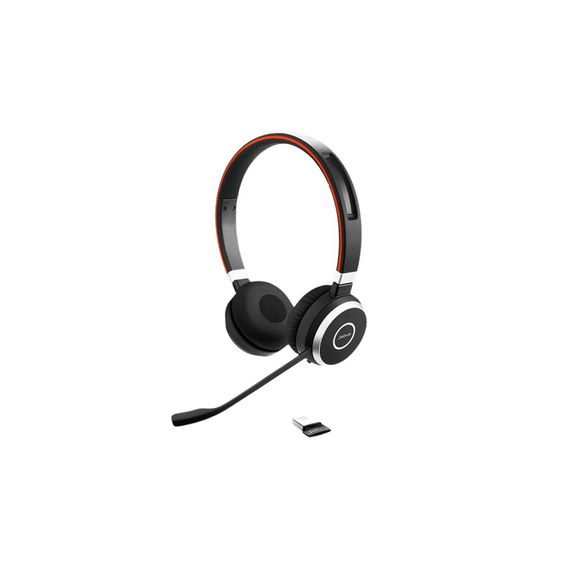 Навушники Jabra Evolve 65 SE Link380a MS Stereo + with charging base (6599-833-399) | Зображення 1