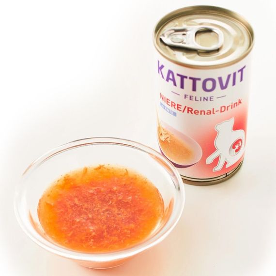 Суп для котів із захворюваннями нирок Kattovit Veterinary Niere Renal Drink, 135 гр | Зображення 1