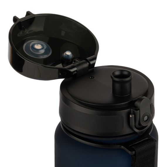 Бутылка для воды UZSPACE 3038(Black) 1000 мл, черная | Зображення 2
