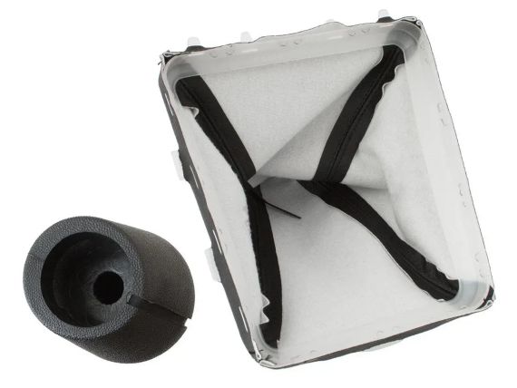 Opel Vectra C (02-08) ручка КПП перемикання передач 5 ступка + чохол + рамка БІЛА, Опель Вектра С | Зображення 1